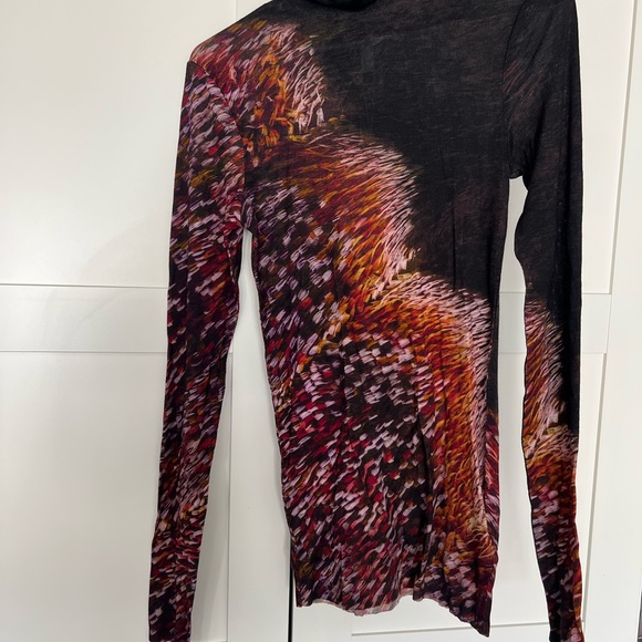 COS x Chris Perani Women’s Black and Red Butterfly Long Sleeve Top - Picture 2 of 5